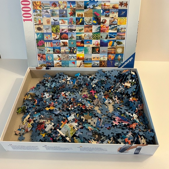 Ravensburger 99 Seaside Moments 1000 Piece Jigsaw Puzzle for Adults 27x20” - Picture 6 of 6